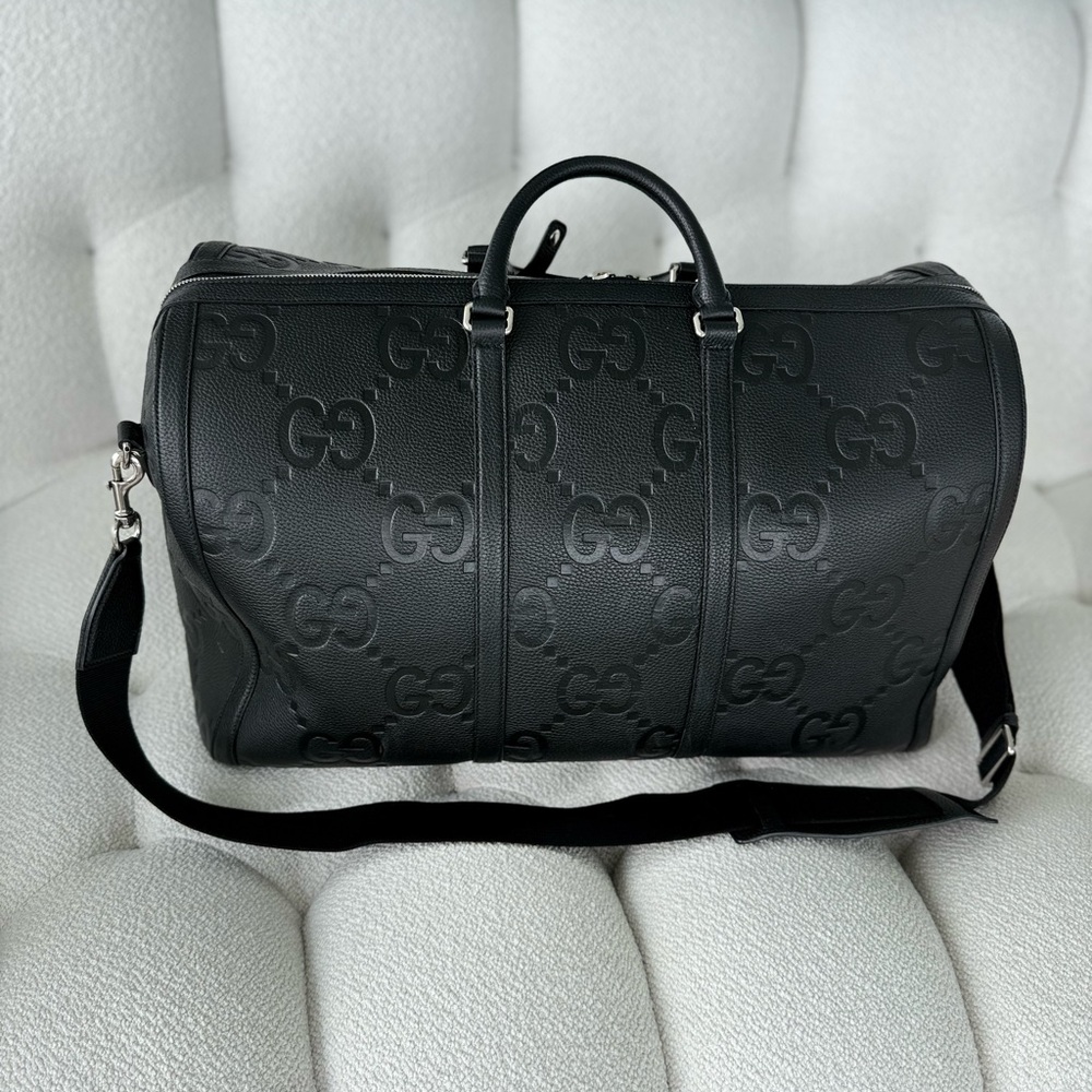 Gucci GG Jumbo LARGE Duffel Bag Black